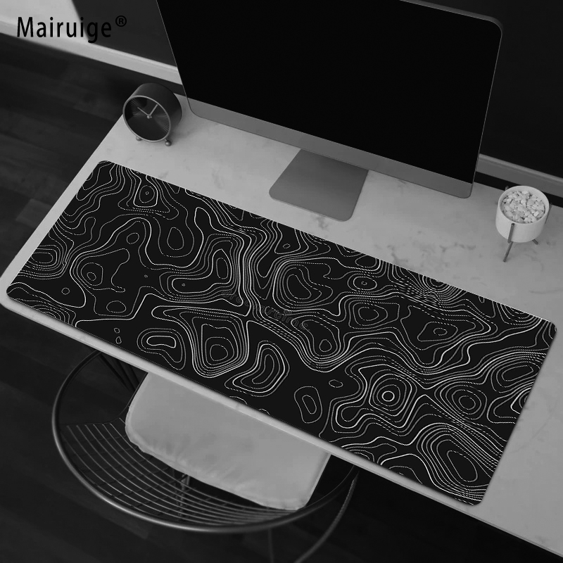 Home Office Tech Gadgets - Abstract Fluid Gaming Muismat Bureaugadgets Muismat