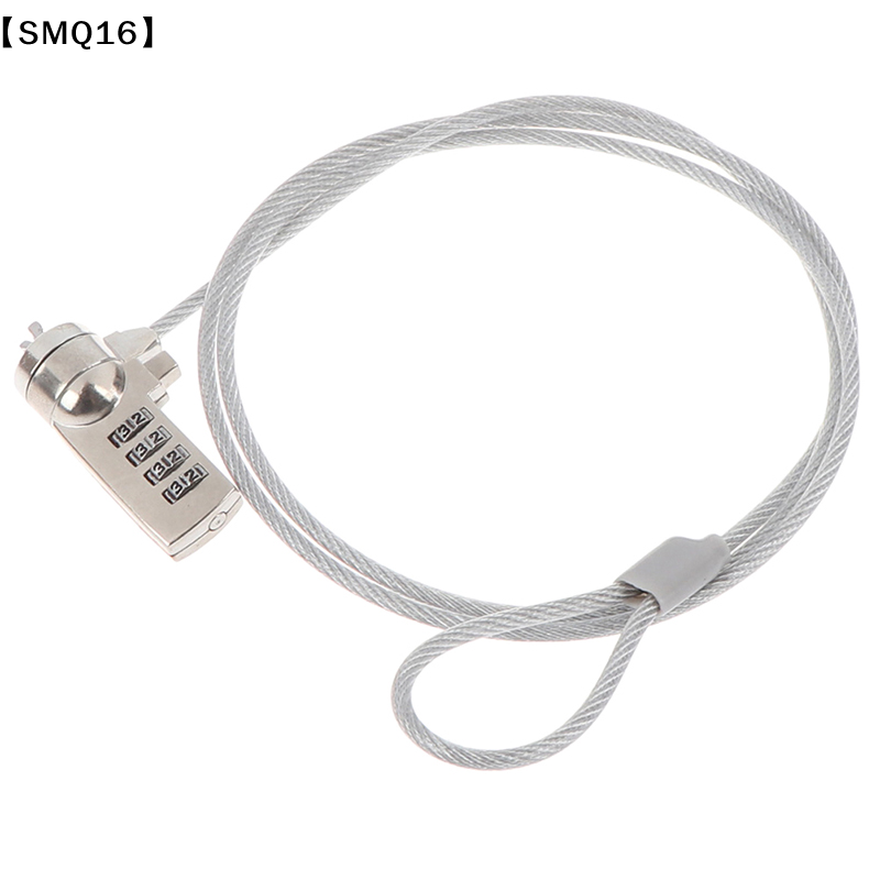 Cable Lock Laptop - 4-cijferig beveiligingswachtwoord computer slot anti-diefstal ketting