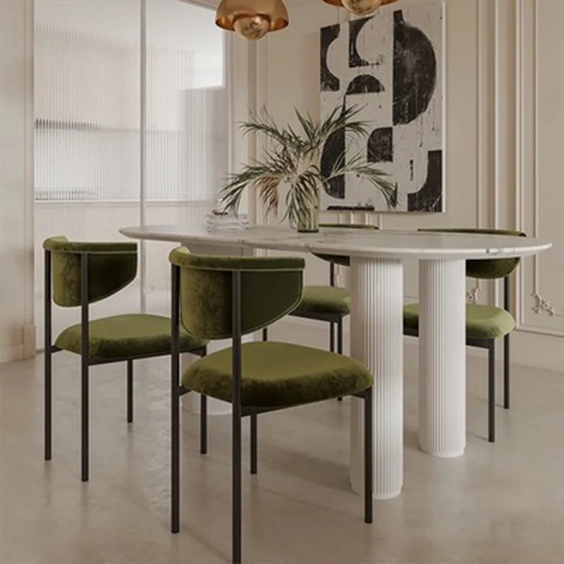 High Tech Office Room - Luxe retro moderne eetkamerstoel met hightech