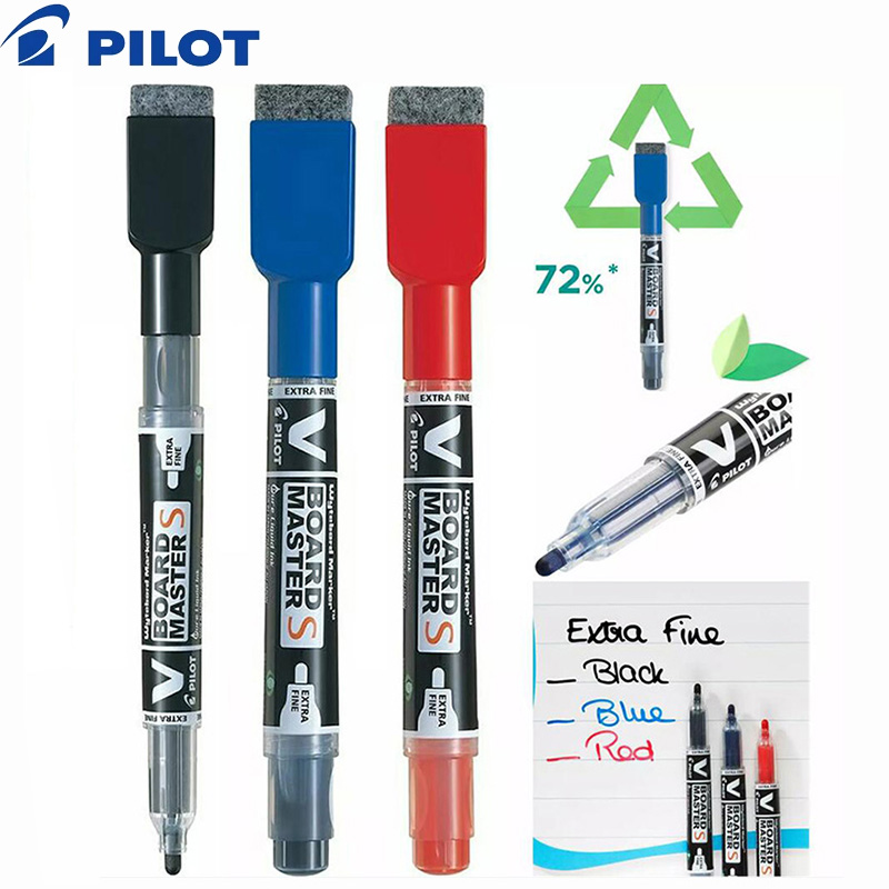 Home Office Tech Gadgets - Pilot uitwisbare whiteboard-markers met magnetische gumdop,