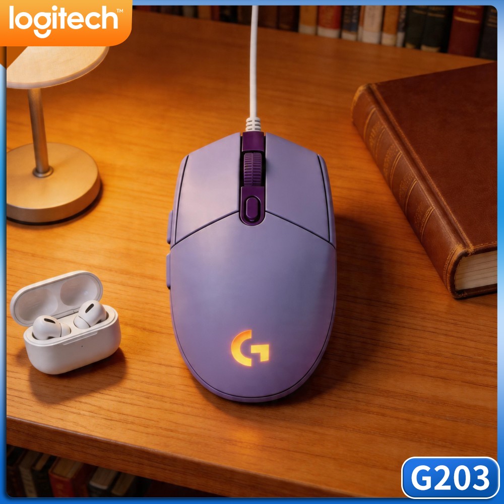 Logitech Mouse G203 - Logitech G203 Bedrade Gamingmuis Solide constructie