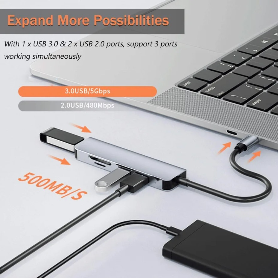 5/7/8 in 2 USB-C Hub met 3.0 S - Office Xp recensie en prijs