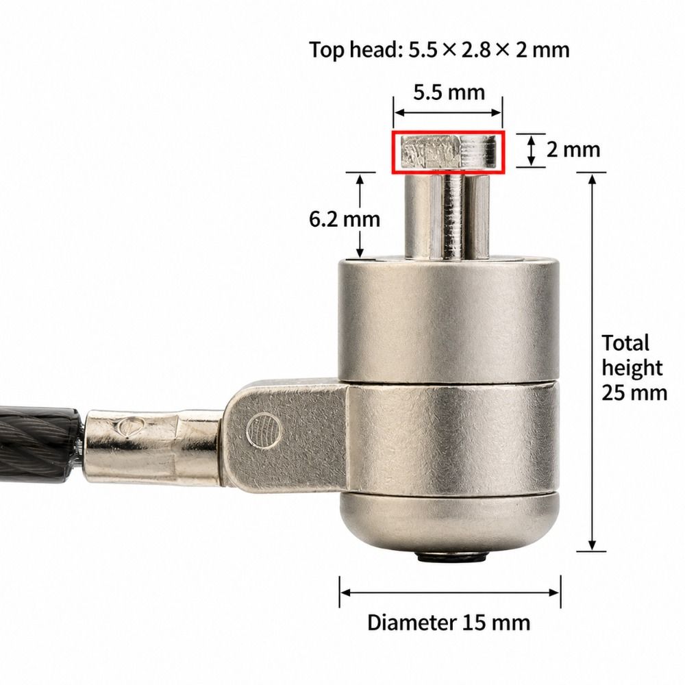 Robuust stalen kabelslot voor  - Cable Lock Laptop recensie en prijs