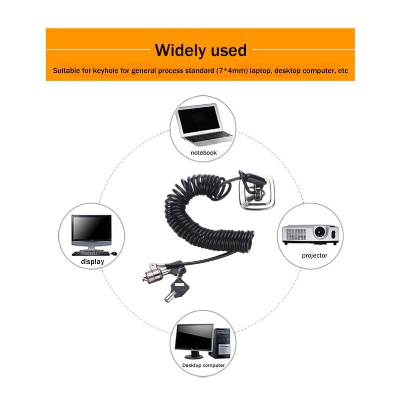LXYB18B Laptop Computer Slot L - Cable Lock Laptop recensie en prijs