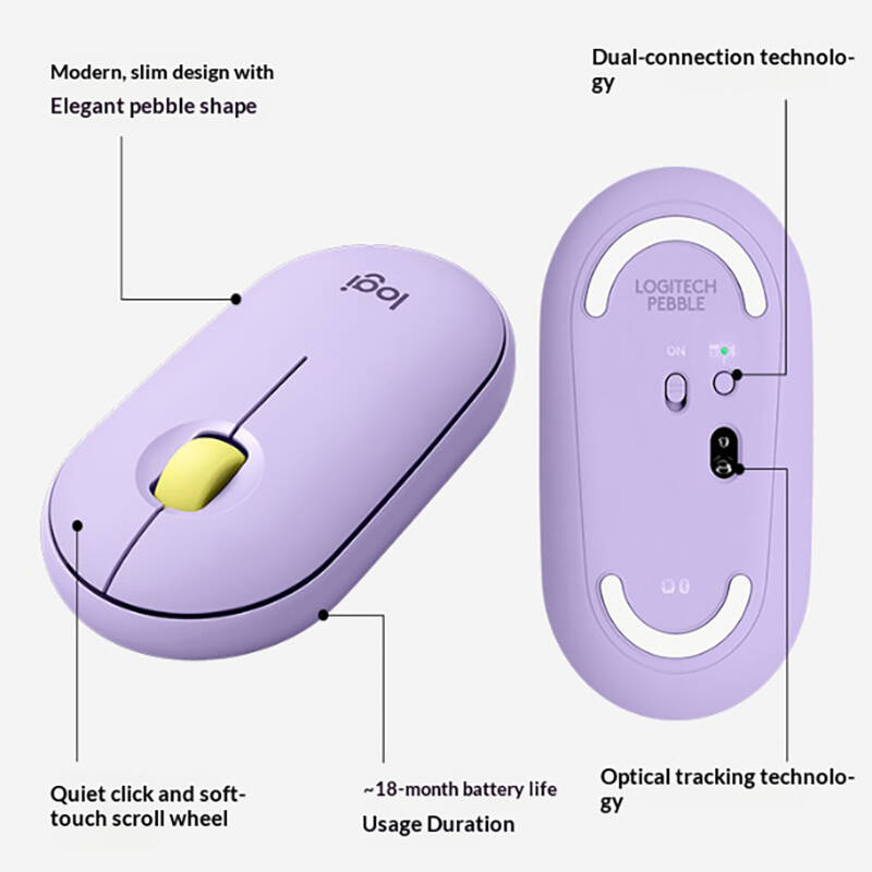 Logitech M350 PEBBLE Draadloze - Office Xp recensie en prijs