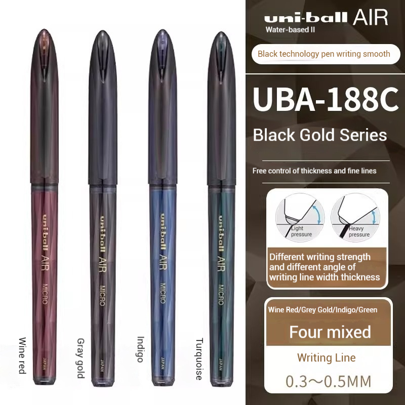 Uni Ball AIR Black Tech Gelpen - Office Tech Supply recensie en prijs