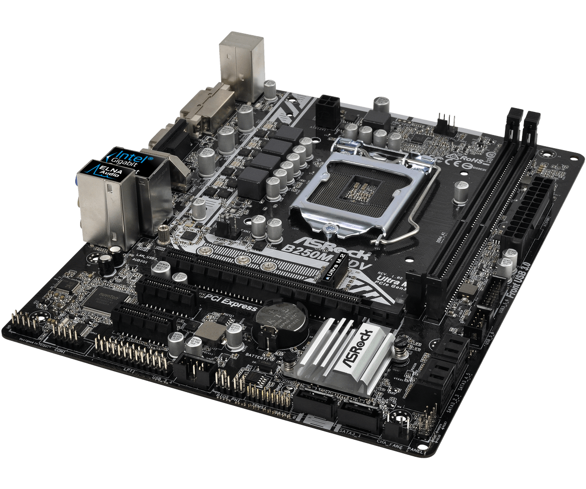 ASRock B250M-HDV moederbord LG - Intel Cpu Core I5 recensie en prijs